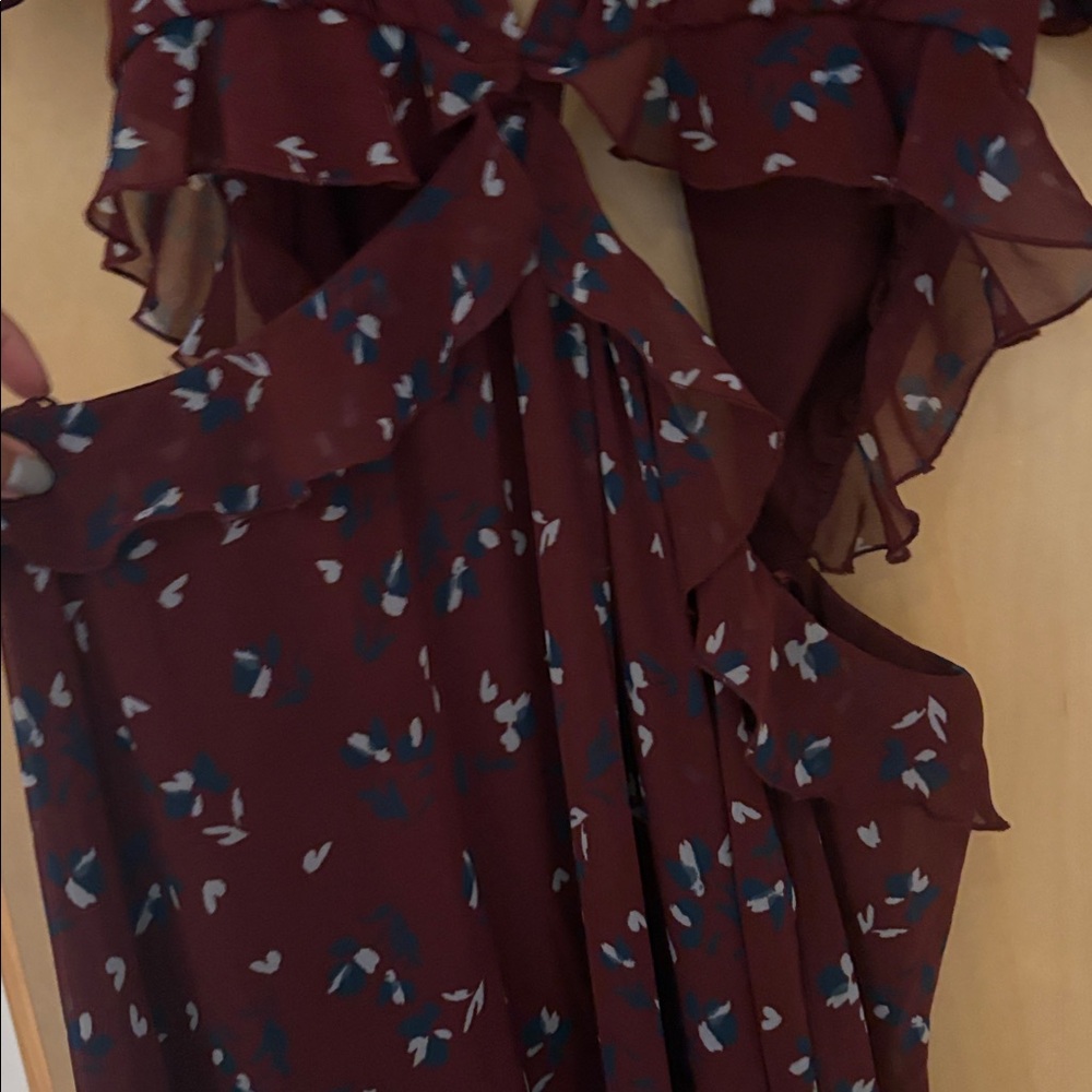 WAYF "Laviana" Cut-out Maxi Dress -size Small - Picture 4 of 4